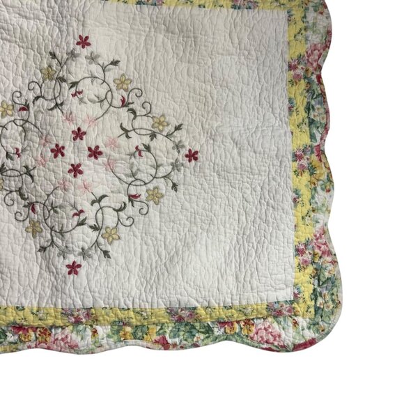 MaryJanes‎ Cottage Country Farmhouse Quilted Pillow Shams - Picture 2 of 7